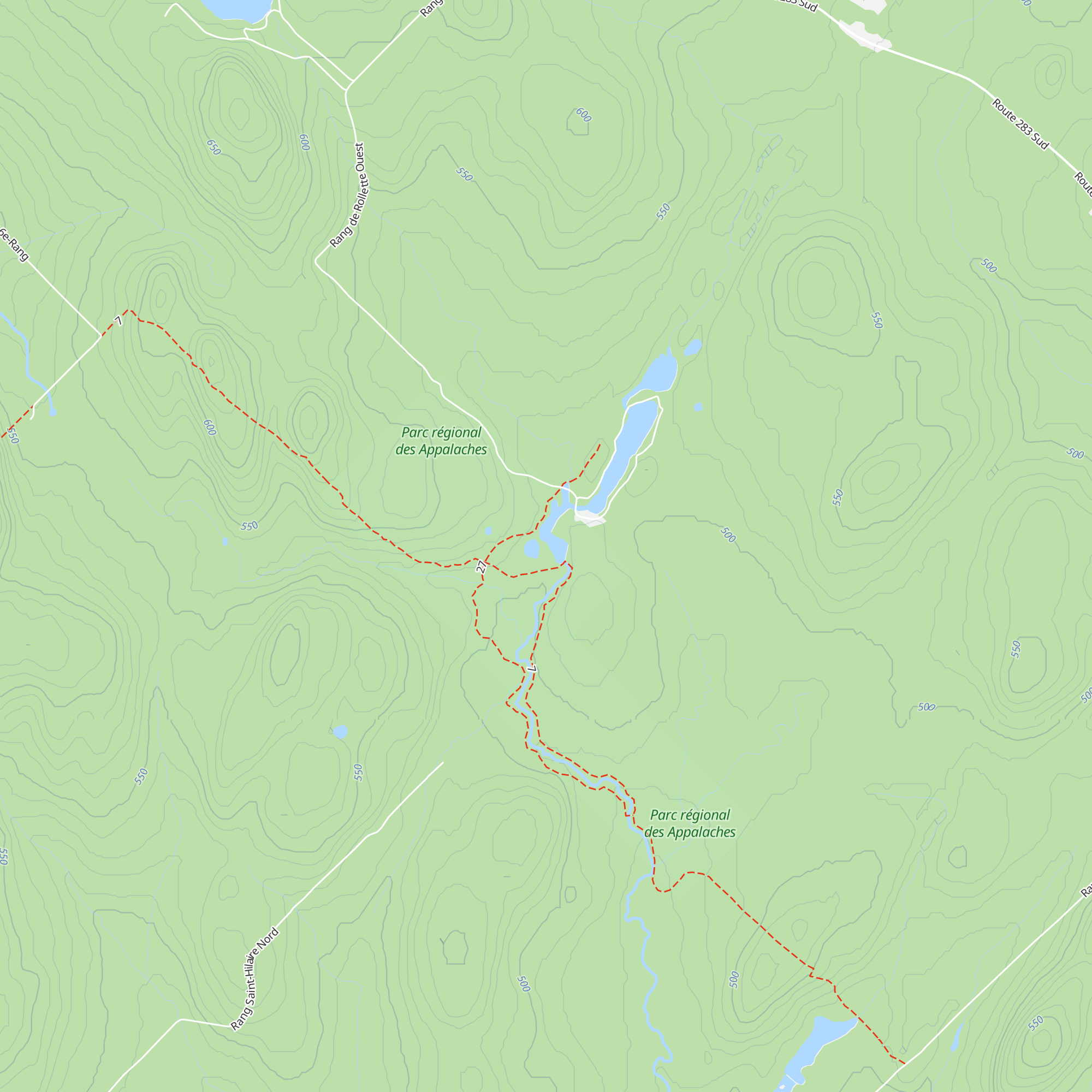 Refuge du Lac Long map