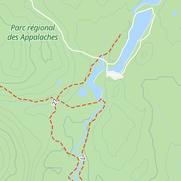 Map of Refuge du Lac Long