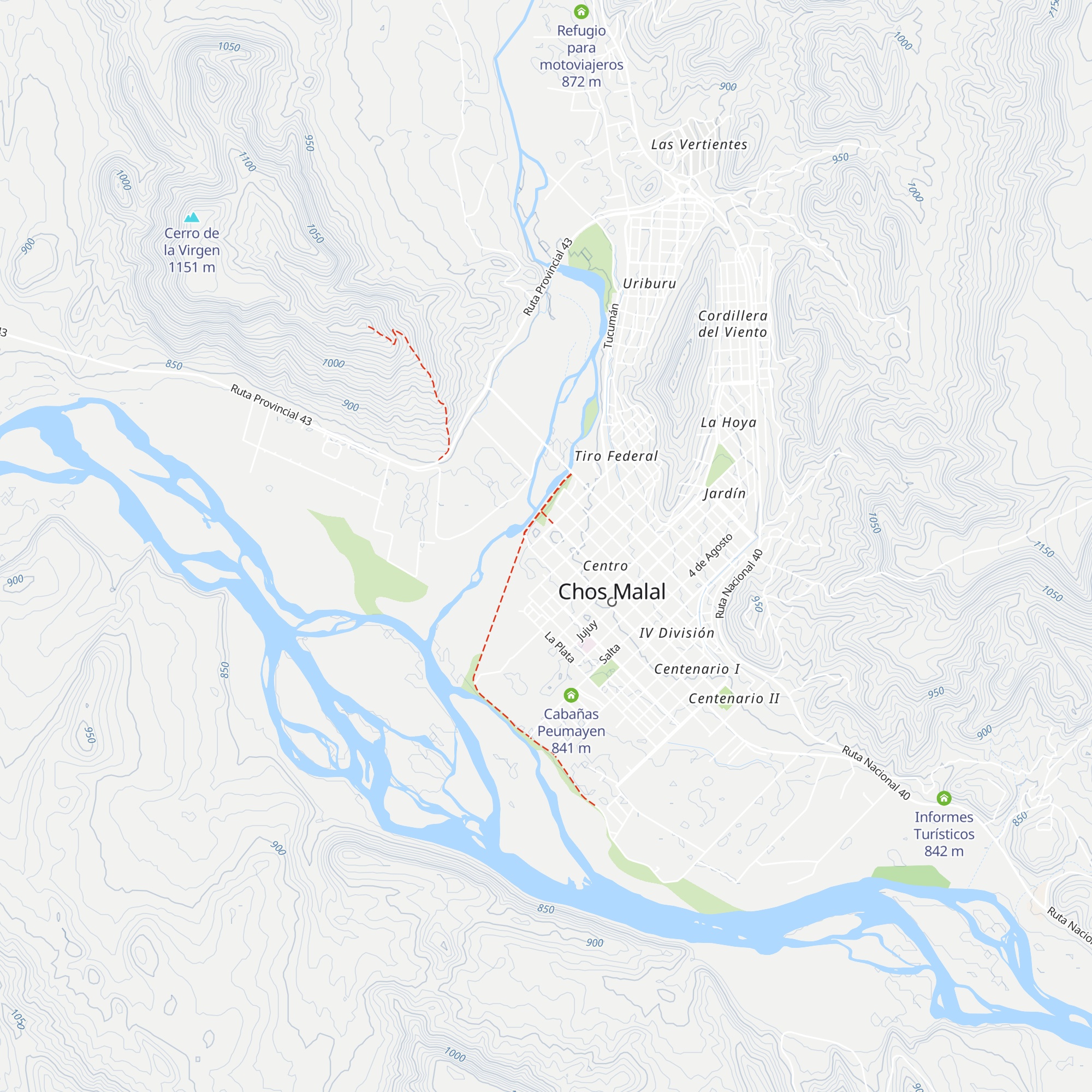 Informes Turísticos map