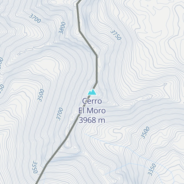 Map of Cerro El Moro