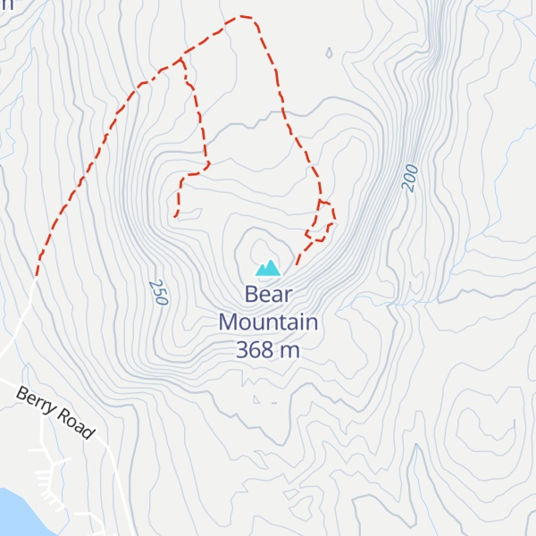 Map of Bear Mountain