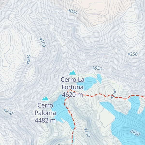 Map of Cerro La Fortuna
