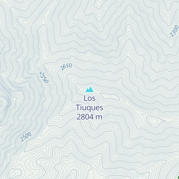 Map of Los Tiuques