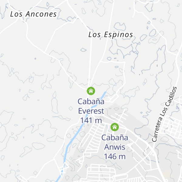 Map of Cabaña Everest