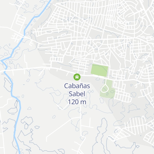 Map of Cabañas Sabel