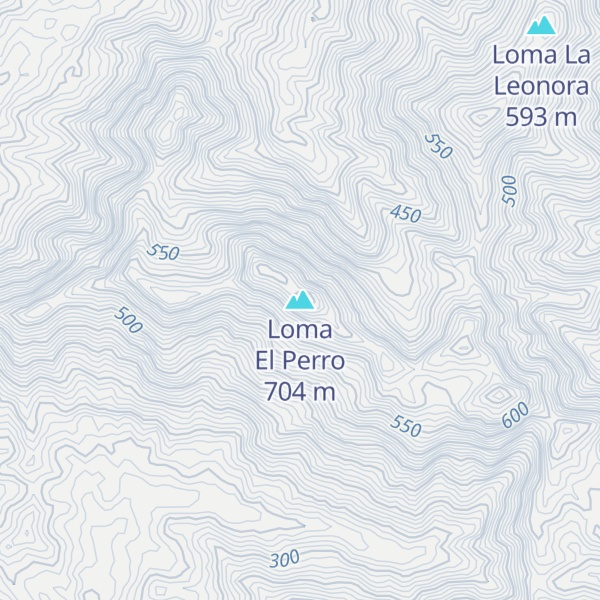 Map of Loma El Perro