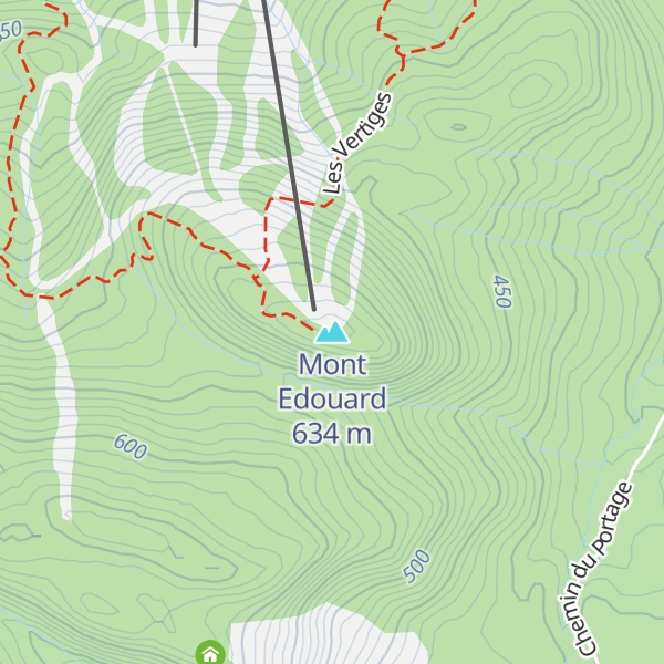Map of Mont Edouard