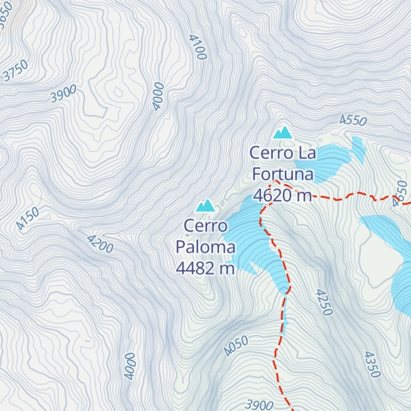 Map of Cerro Paloma