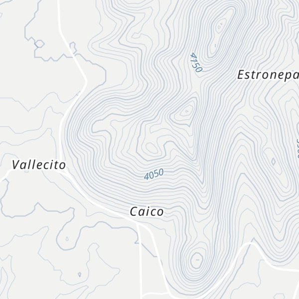 Map of Cerro Pagrilaca