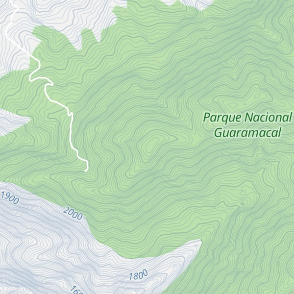 Map of Cerro El Diablo
