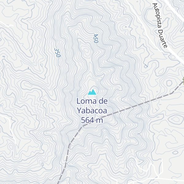 Map of Loma de Yabacoa
