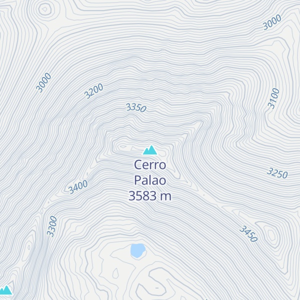 Map of Cerro Palao