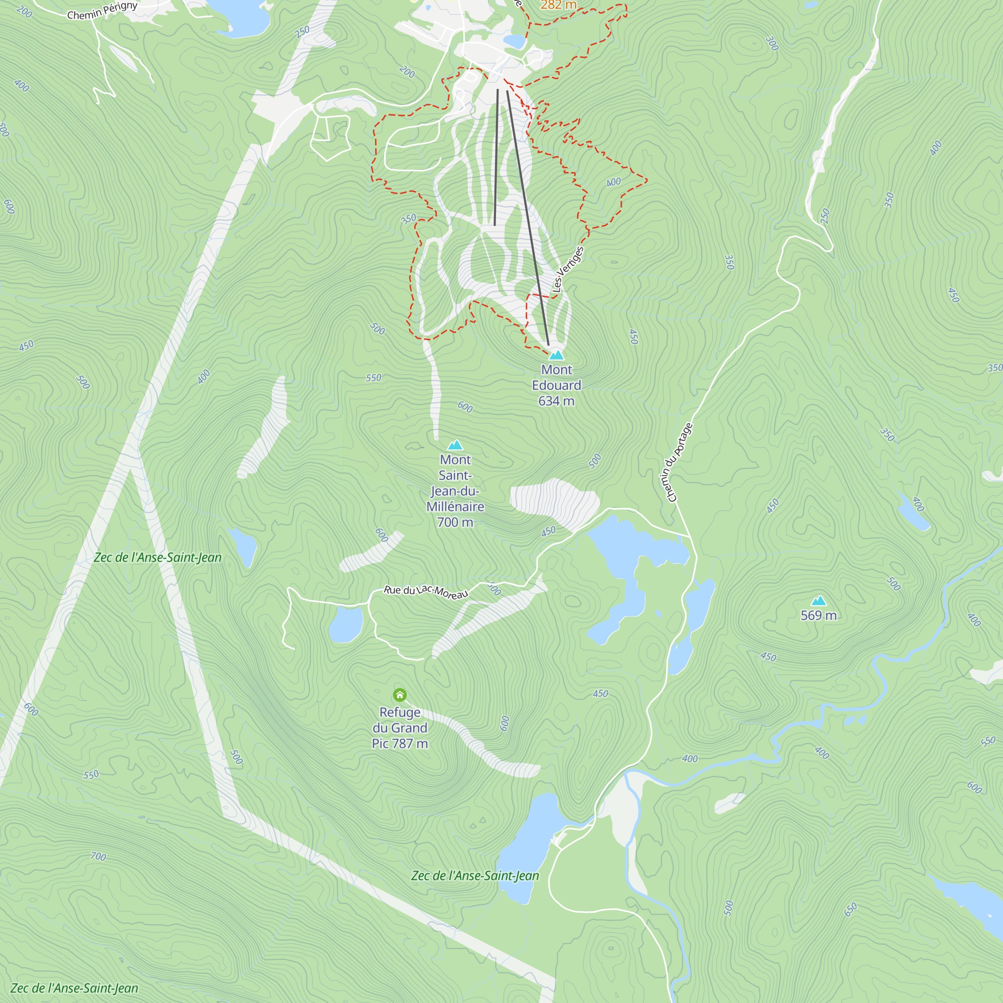 Refuge des Géants map