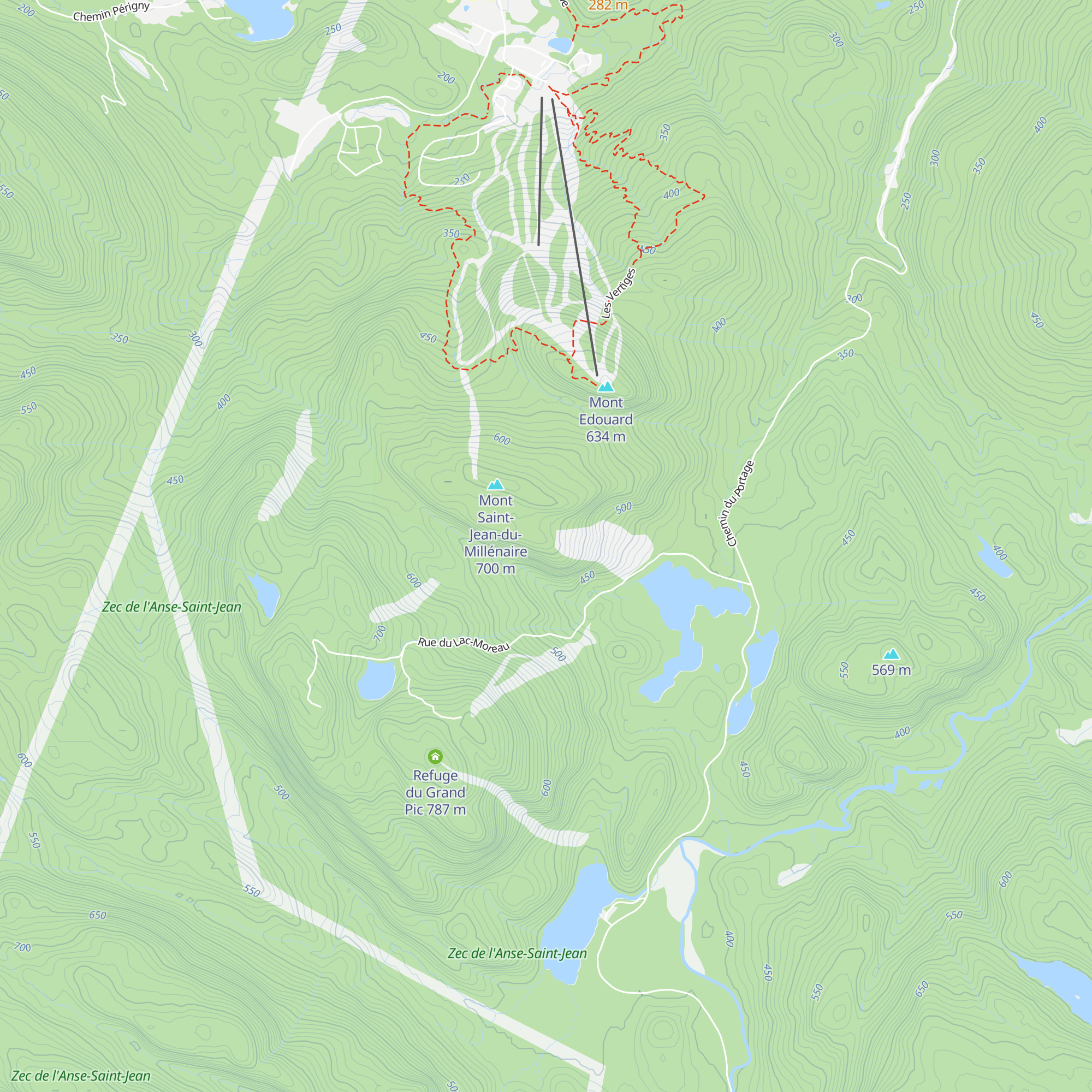 Refuge des Géants map