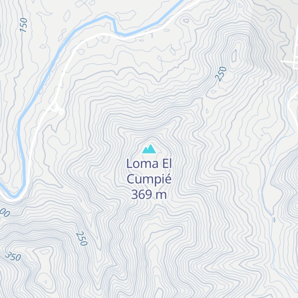 Map of Loma El Cumpié