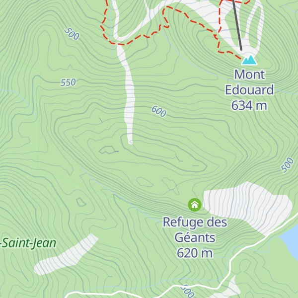 Map of Mont Saint-Jean-du-Millénaire