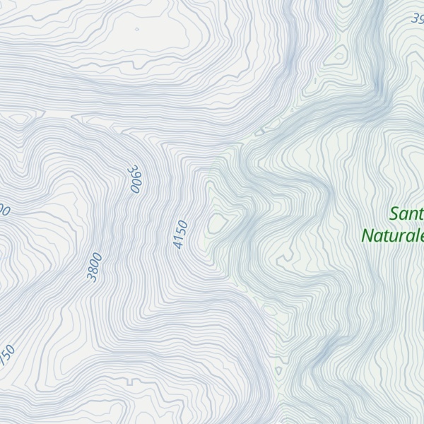 Map of Cerro San Francisco