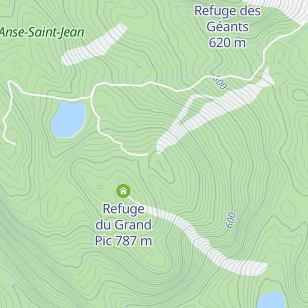 Map of Refuge de la Grive