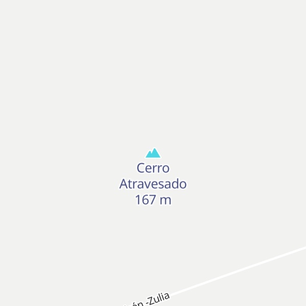 Map of Cerro Atravesado