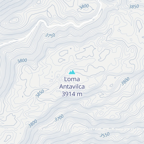 Map of Loma Antavilca