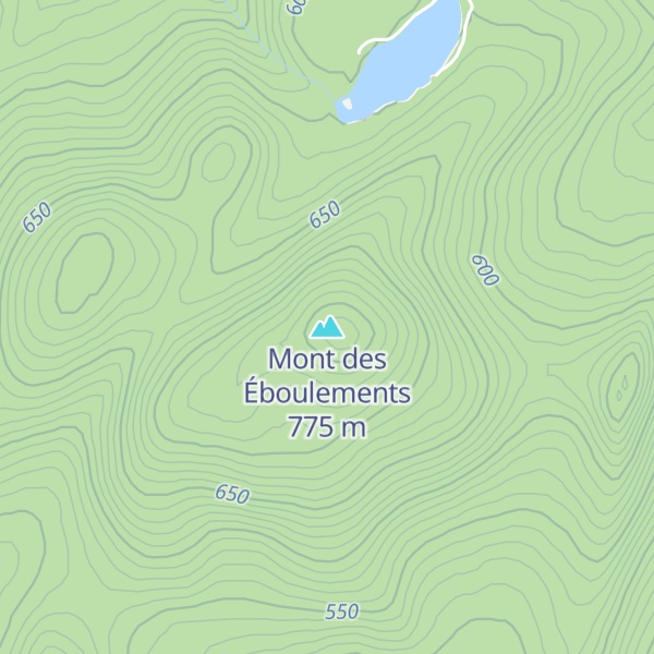 Map of Mont des Éboulements