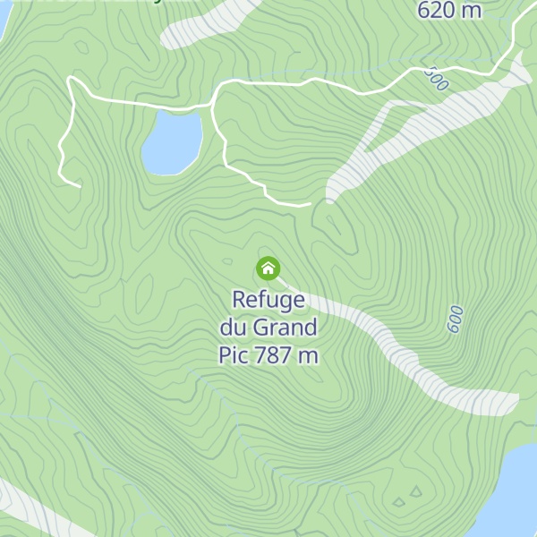 Map of Refuge du Grand Pic