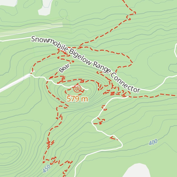 Map of Stratton Brook Hut
