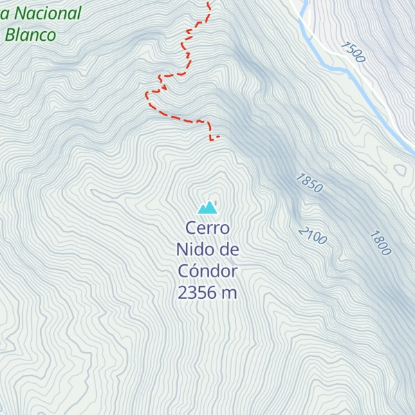 Map of Cerro Nido de Cóndor