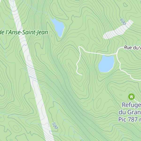 Map of Mont Laure-Gaudreault