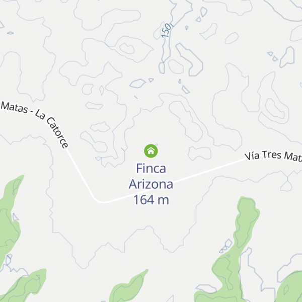 Map of Finca Arizona