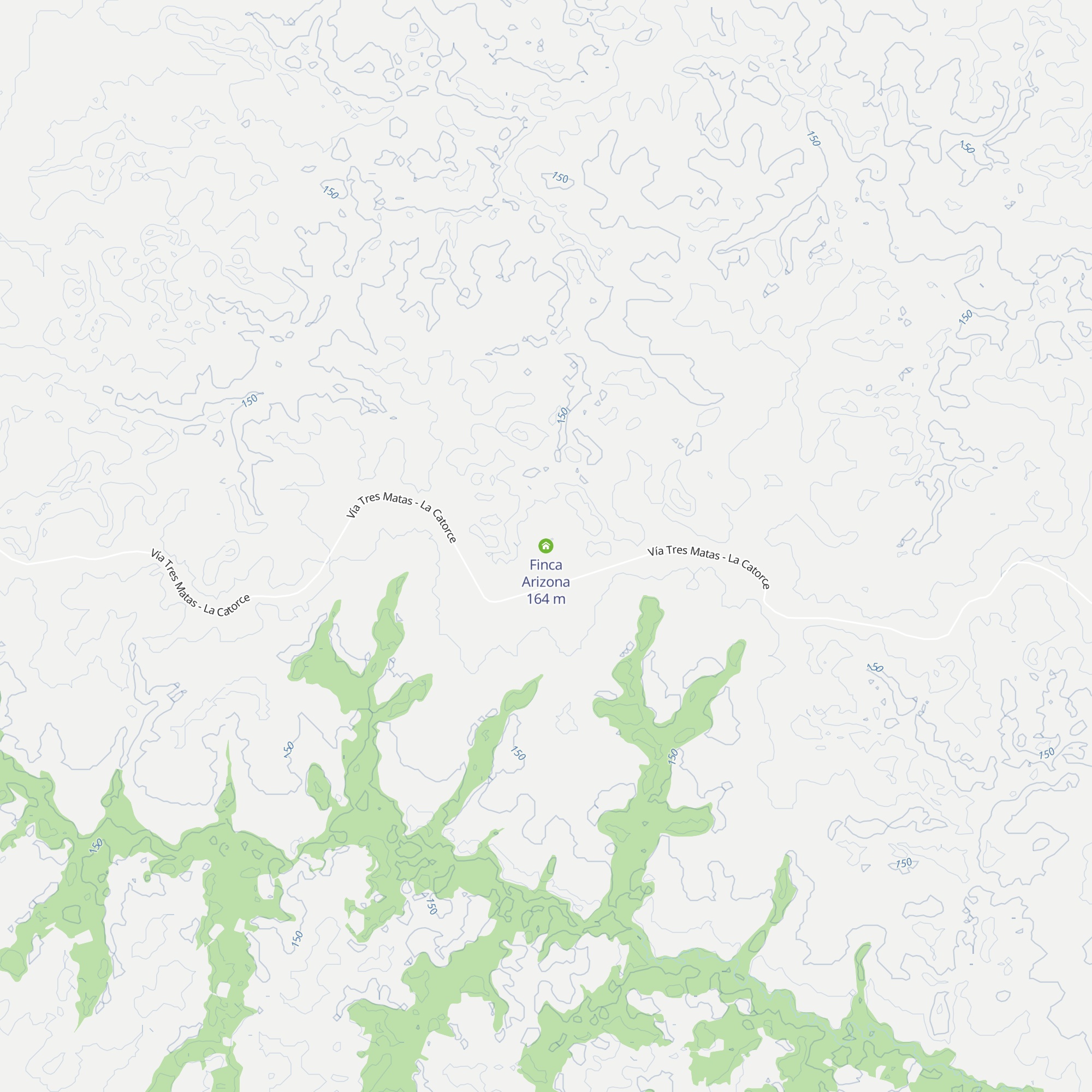 Finca Arizona map