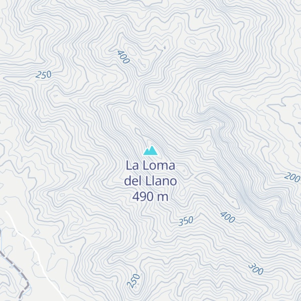 Map of La Loma del Llano