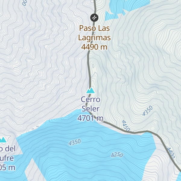 Map of Cerro Seler