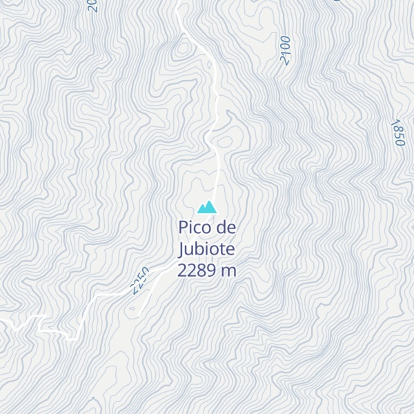 Map of Pico de Jubiote