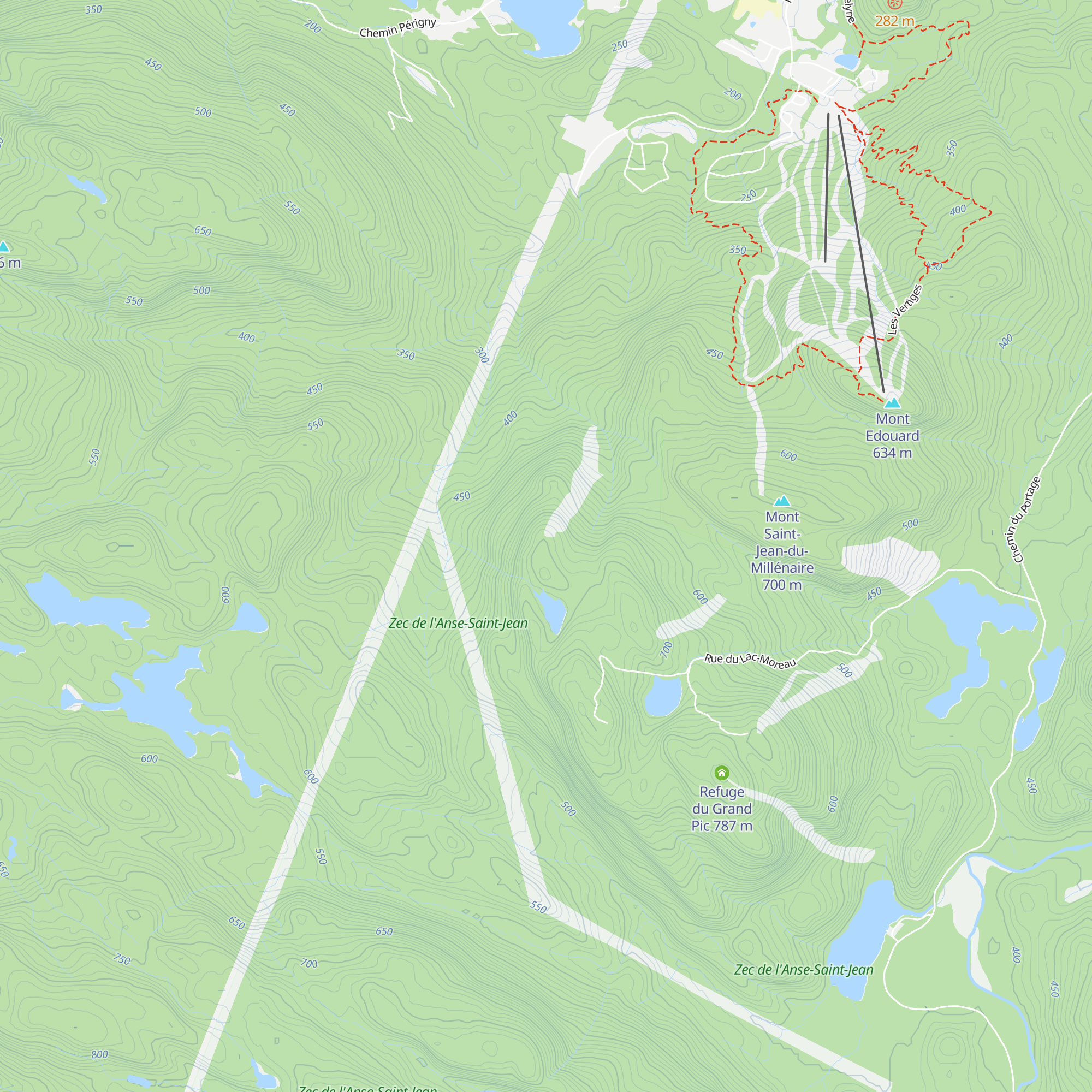 Refuge du Gardien map