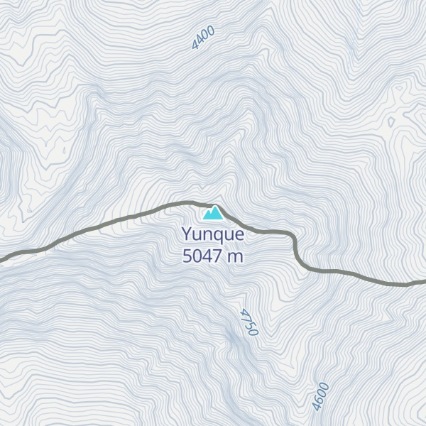 Map of Yunque