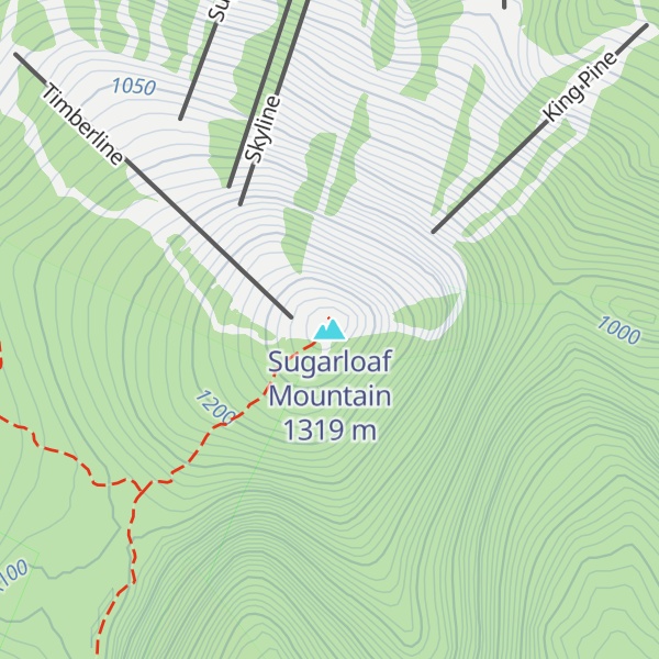 Map of Sugarloaf Mountain