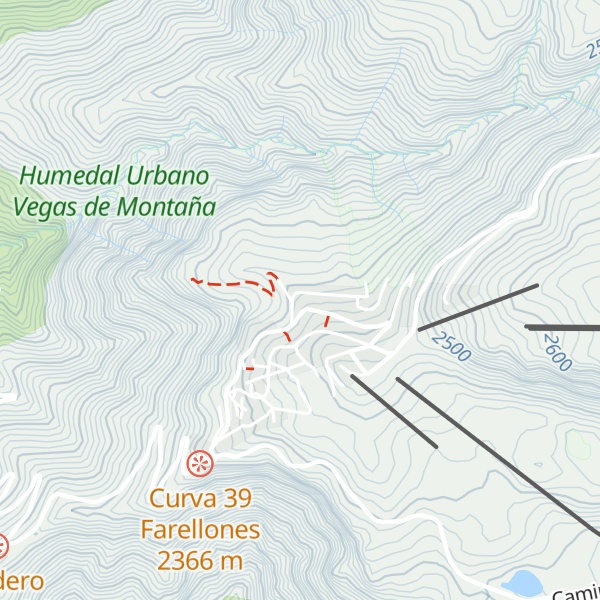 Map of Refugio Piedra Madera Cobre