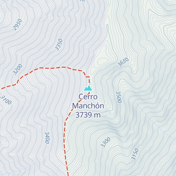 Map of Cerro Manchón
