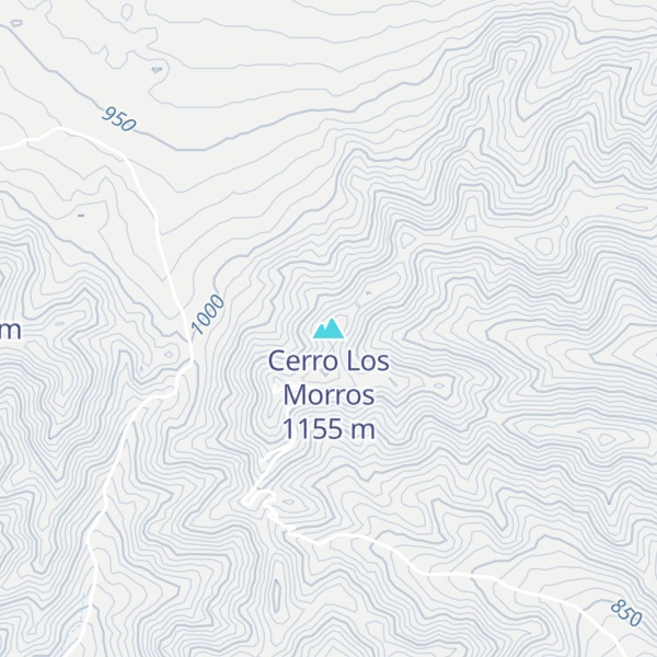 Map of Cerro Los Morros