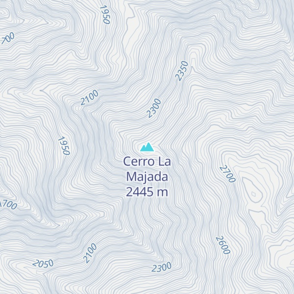 Map of Cerro La Majada