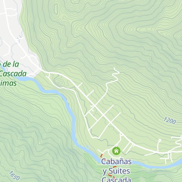 Map of Cabañas La Bella Durmiente