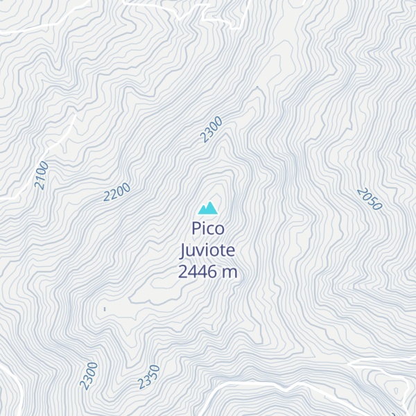 Map of Pico Juviote