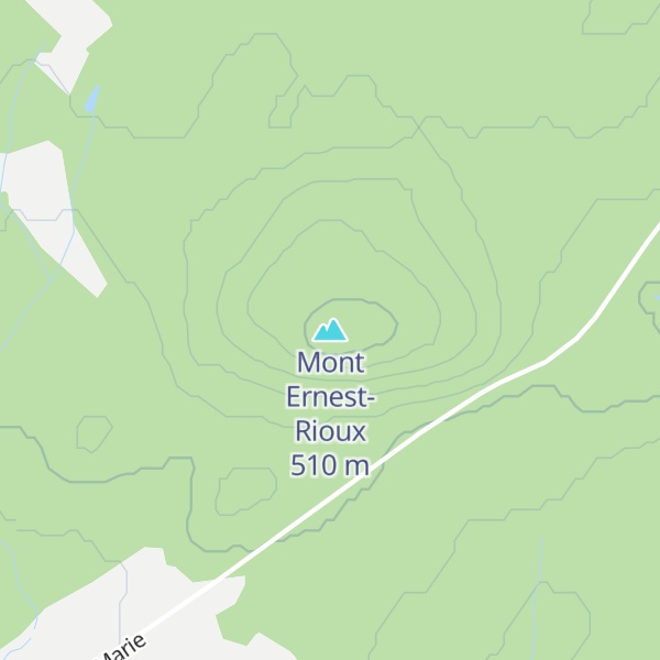 Map of Mont Ernest-Rioux