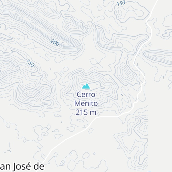 Map of Cerro Menito