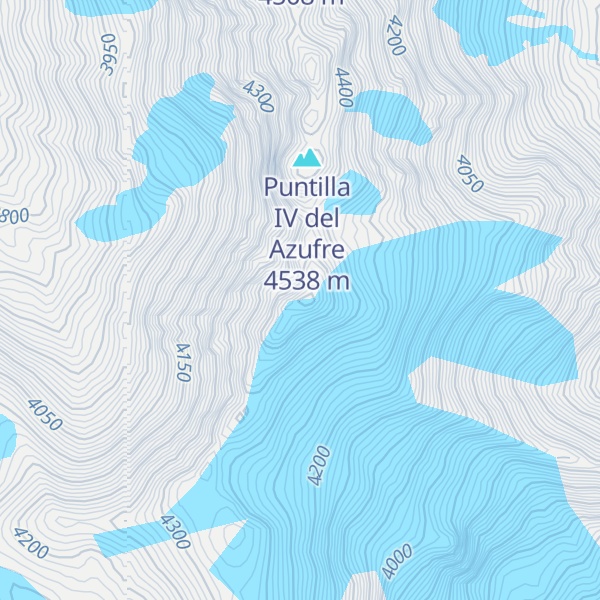 Map of Puntilla V del Azufre
