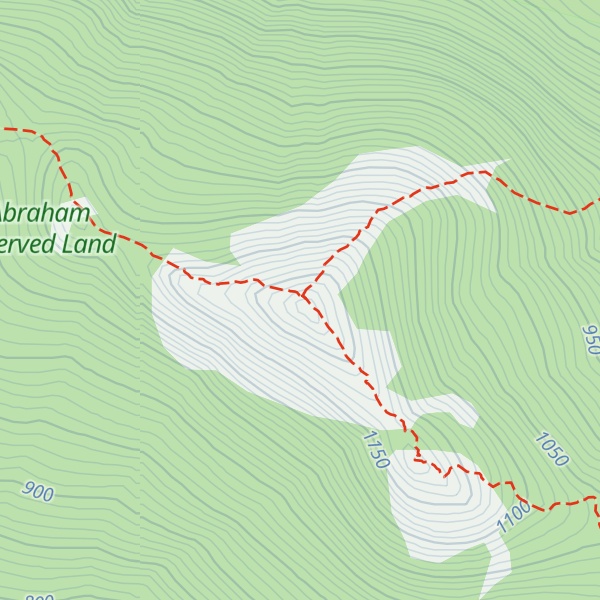 Map of Mount Abraham