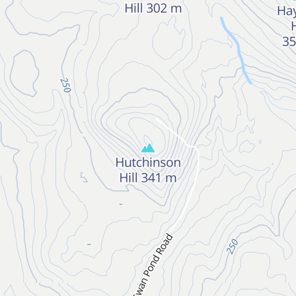 Map of Hutchinson Hill