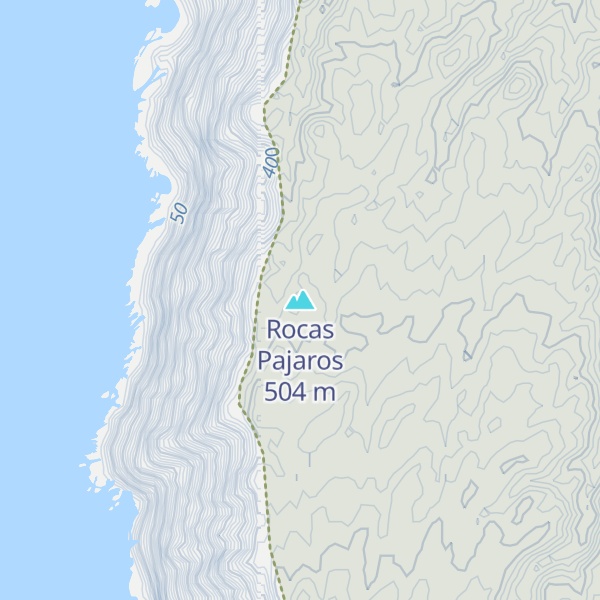 Map of Rocas Pajaros