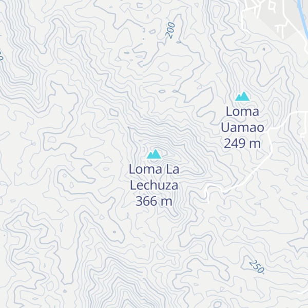 Map of Loma La Lechuza